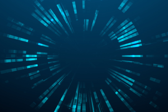 蓝色线条感科技背景