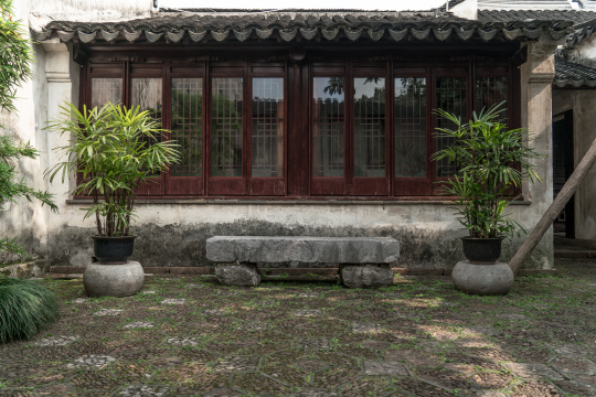 苏州园林庭院景观
