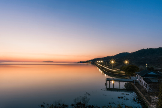 苏州太湖夜色