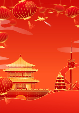 新年喜庆节日矢量背景