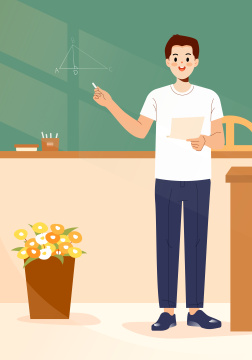 教师节老师插画