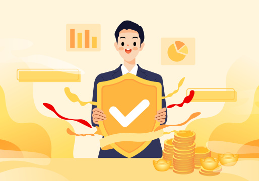 金融理财和商务男性