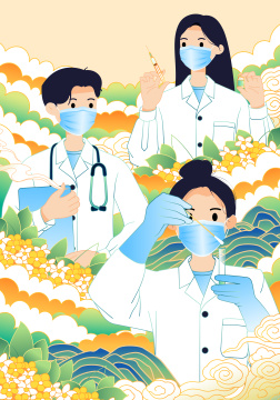 医生医疗矢量插画