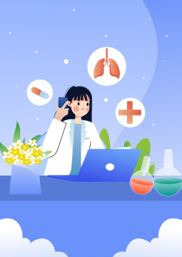 生命健康医生医疗矢量插画