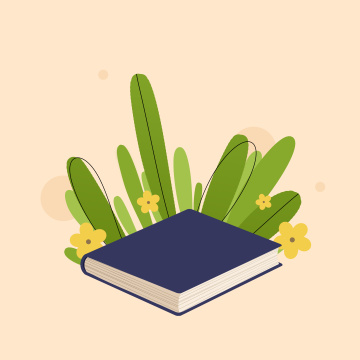 一本好书卡通插画