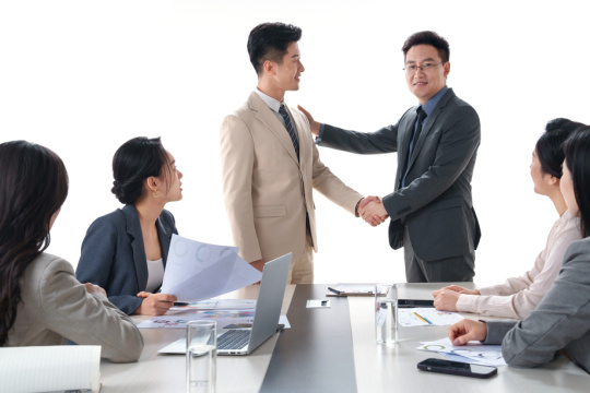 会议中的商务团队