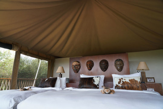 非洲肯尼亚草原露营地酒店