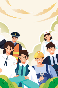 劳动节人物海报