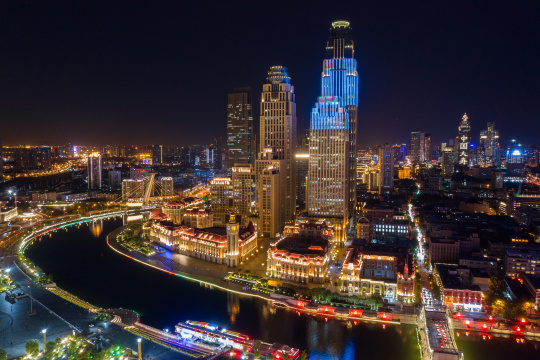 天津城市夜景