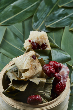 端午节的粽子和原材料