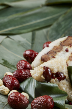 端午节的粽子和原材料