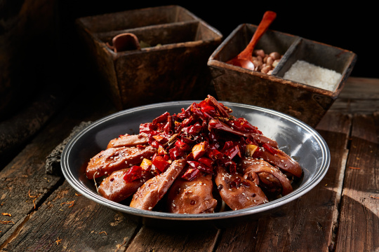 干锅香锅辣鸭头