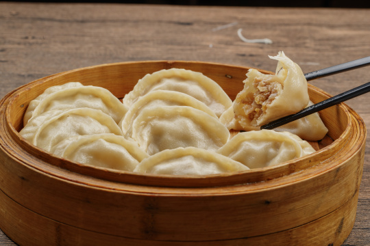 猪肉白菜馅蒸饺