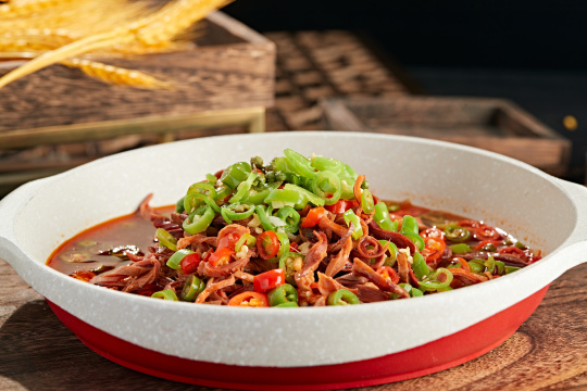 湘味红油猪肚丝