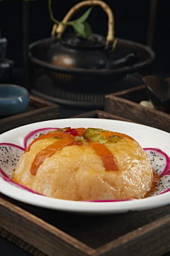 香蒸南瓜水果八宝糯米饭