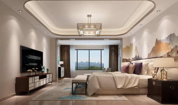 卧室-家居设计中的重要部分，它不仅关乎睡眠环境的舒适度，还影响着心理感受和生活质量。一个精心设计的卧室能够提供宁静、温馨的氛围，同时满足功能性和美观性的需求。