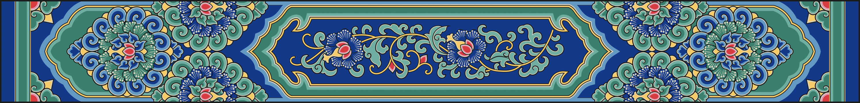 山西太原文庙山门彩绘