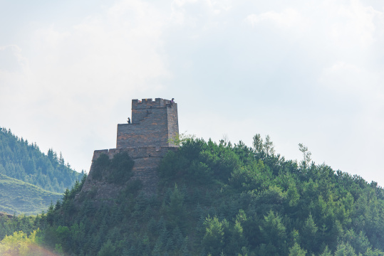 山西省忻州市代县雁门关夏日晴天午后