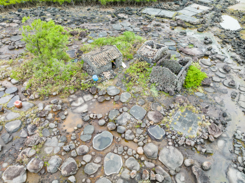 海南儋州盐丁古盐田