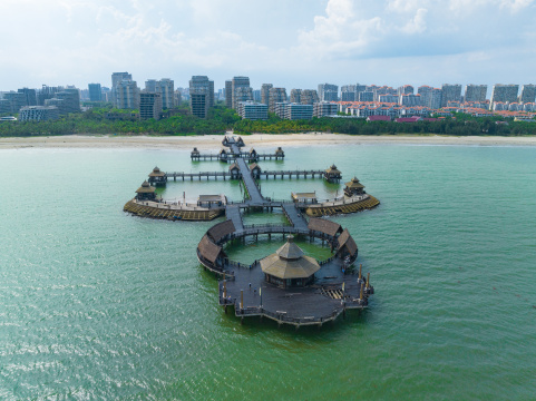 海南文昌高隆湾海上栈道