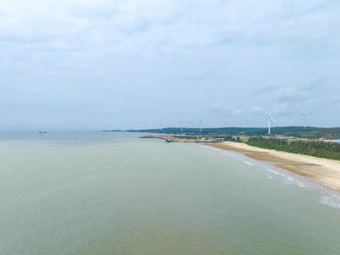 广东湛江徐闻县波罗的海海岸风力发电场