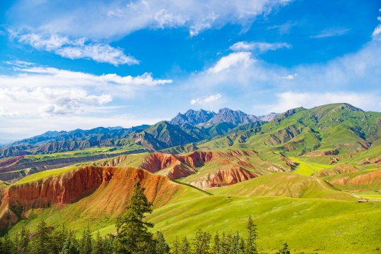 青海祁连县卓尔山风景区