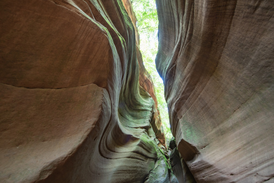 陕西延安甘泉雨岔大峡谷