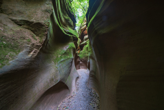 陕西延安甘泉雨岔大峡谷