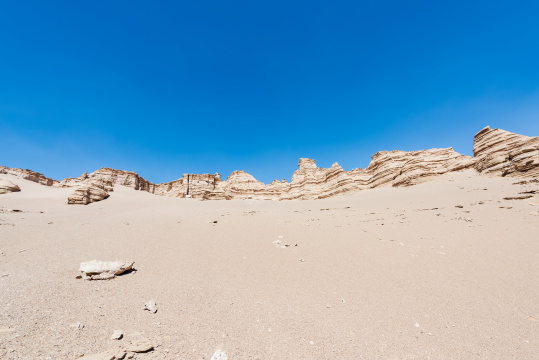 中国新疆哈密五堡魔鬼城雅丹地貌