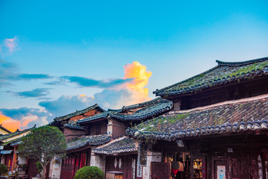 中国云南大理巍山古城星拱楼