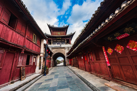 中国云南大理巍山古城星拱楼