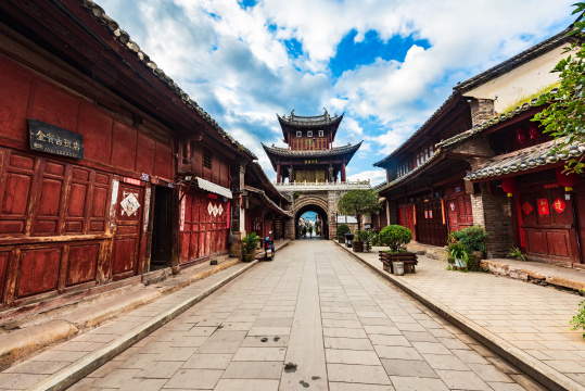 中国云南大理巍山古城星拱楼