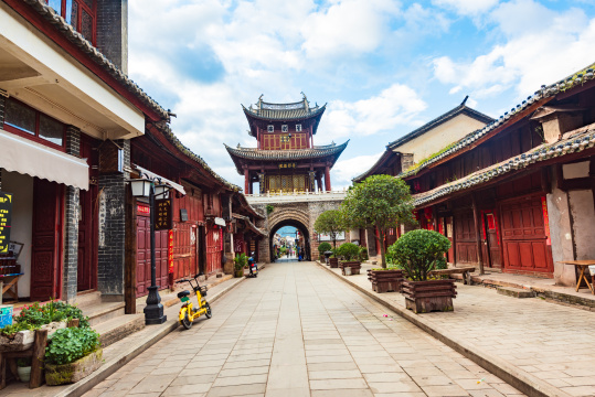 中国云南大理巍山古城星拱楼