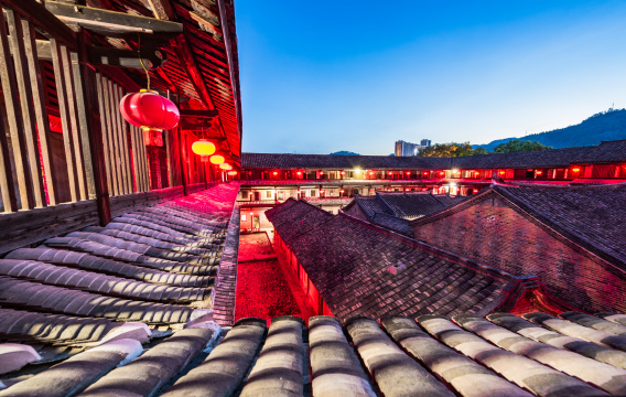 广东梅州客家土楼泰安楼