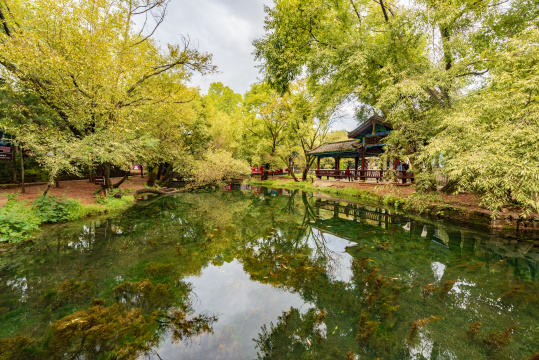 丽江涑河古镇九鼎龙潭