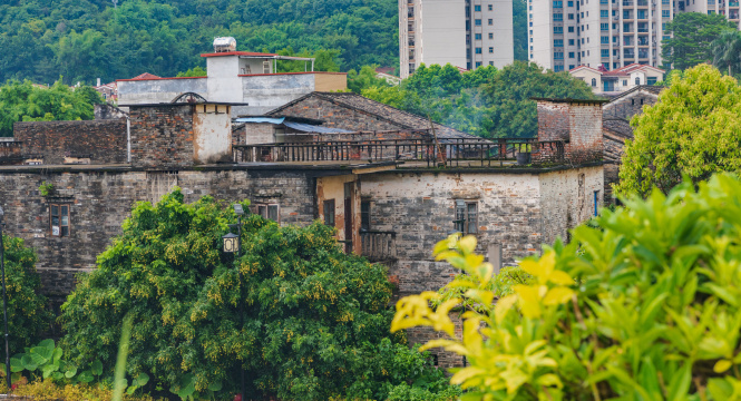 广东肇庆市封开县封川古城里的古民居