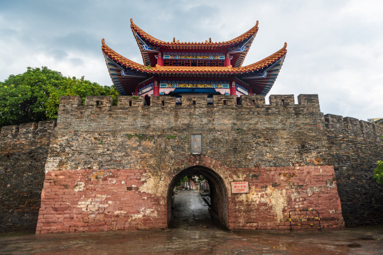 广东肇庆封开县封川古城城墙