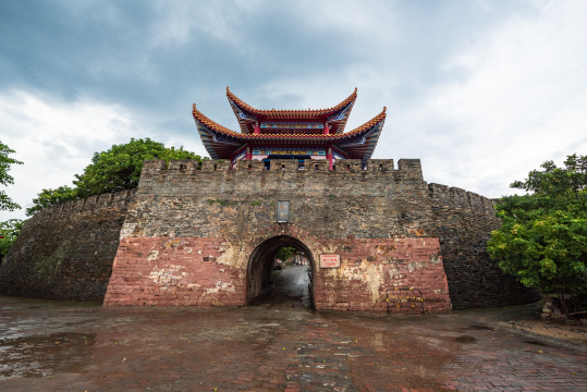 广东肇庆封开县封川古城城墙