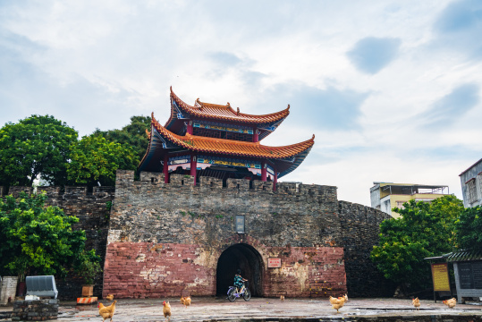 广东肇庆封开县封川古城城墙