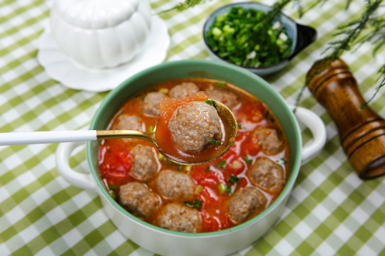 番茄牛丸汤
