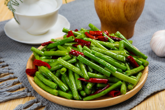 炒长豇豆