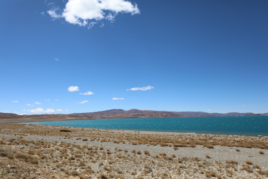 中国西藏高原湖泊玛旁雍错