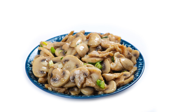 口蘑炒肉片