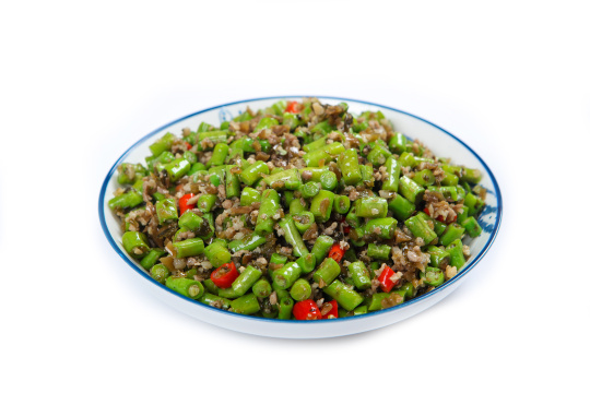 芽菜肉沫炒豆角