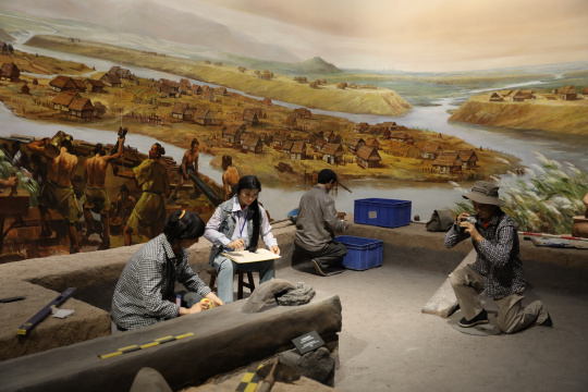 杭州良渚博物院良渚农耕文明展览