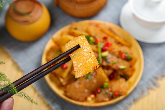 凉拌猪皮肚响皮