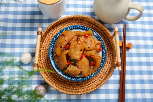 凉拌猪皮肚响皮