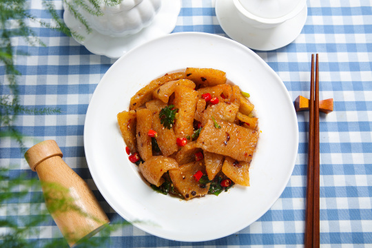 凉拌猪皮肚响皮