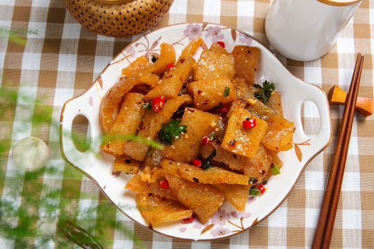 凉拌猪皮肚响皮