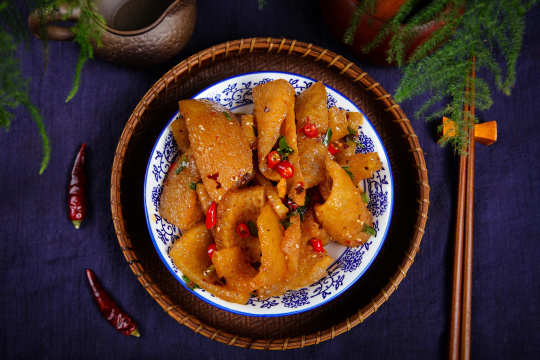 凉拌猪皮肚响皮